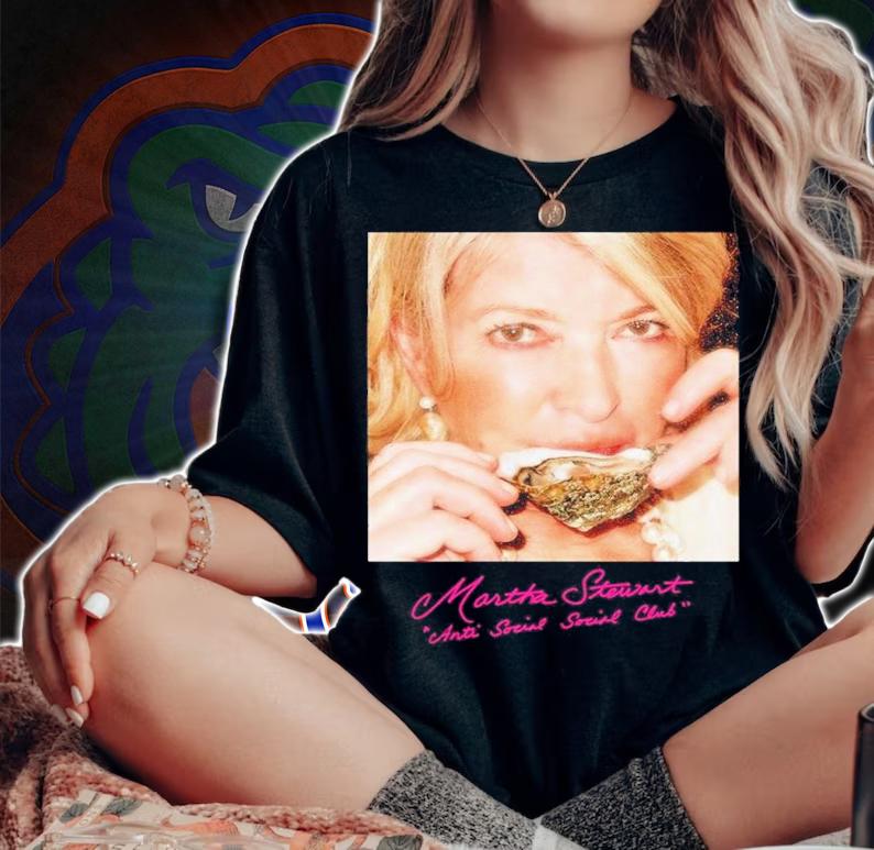 Martha Stewart Anti Social Social Club Shirt t-shirt woman shirt