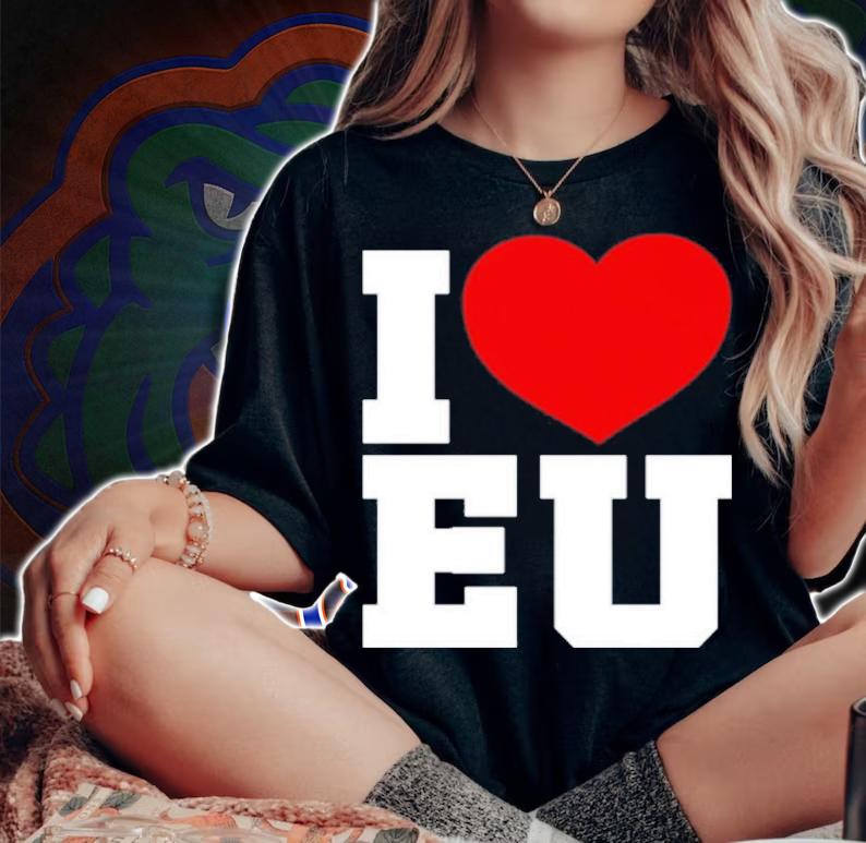 Pride Parade Ukraine I Love EU Shirt t-shirt woman shirt
