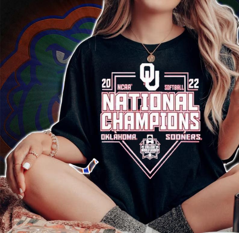 NCAA Softball National Champions Oklahoma Sooners 2022 Shirt t-shirt woman shirt