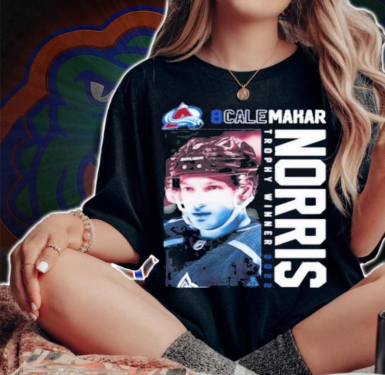 NHL Cale Makar Colorado Avalanche 2022 James Norris Memorial Trophy Winner Shirt t-shirt