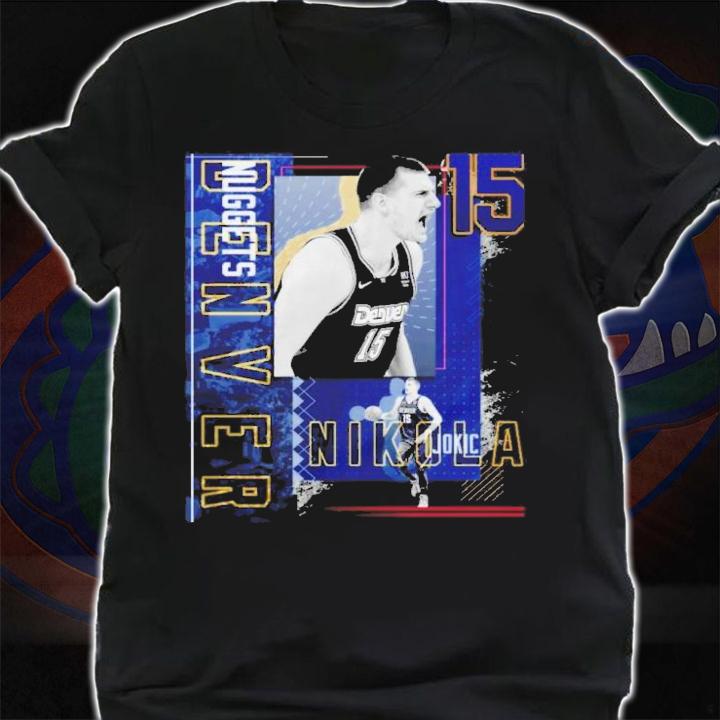 Nikola Jokic Basketball Paper Poster Nuggets 2 Shirt t-shirt