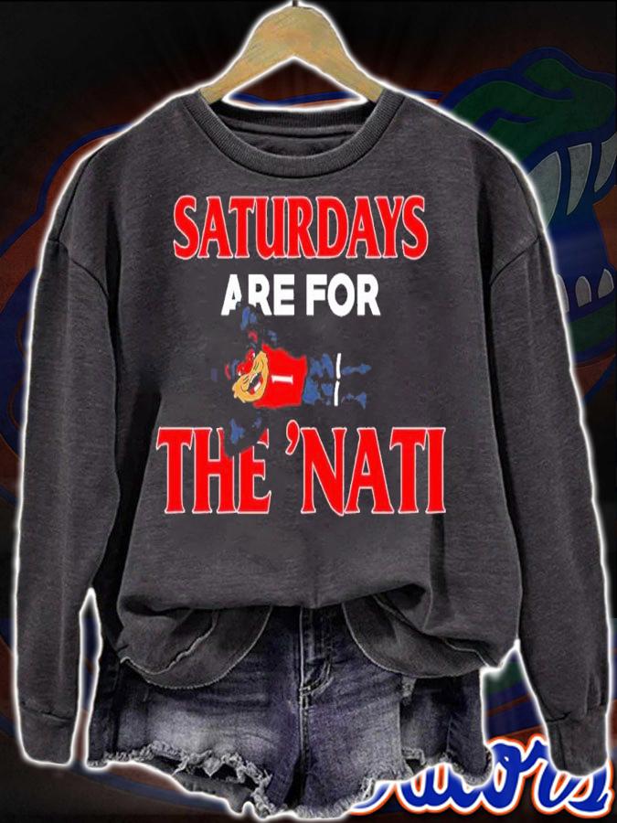 Saturdays Are For The 'Nati Cincinnati College Football shirt t-shirt sweatshirt