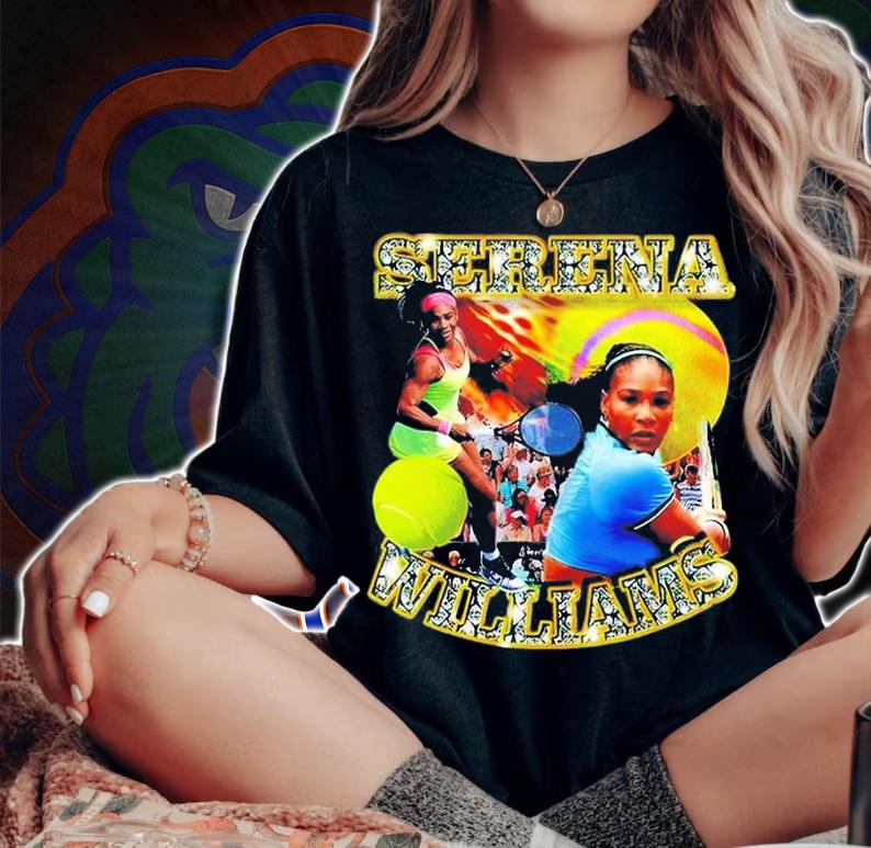 Serena Williams Queen Of Tennis T-Shirt t-shirt woman shirt