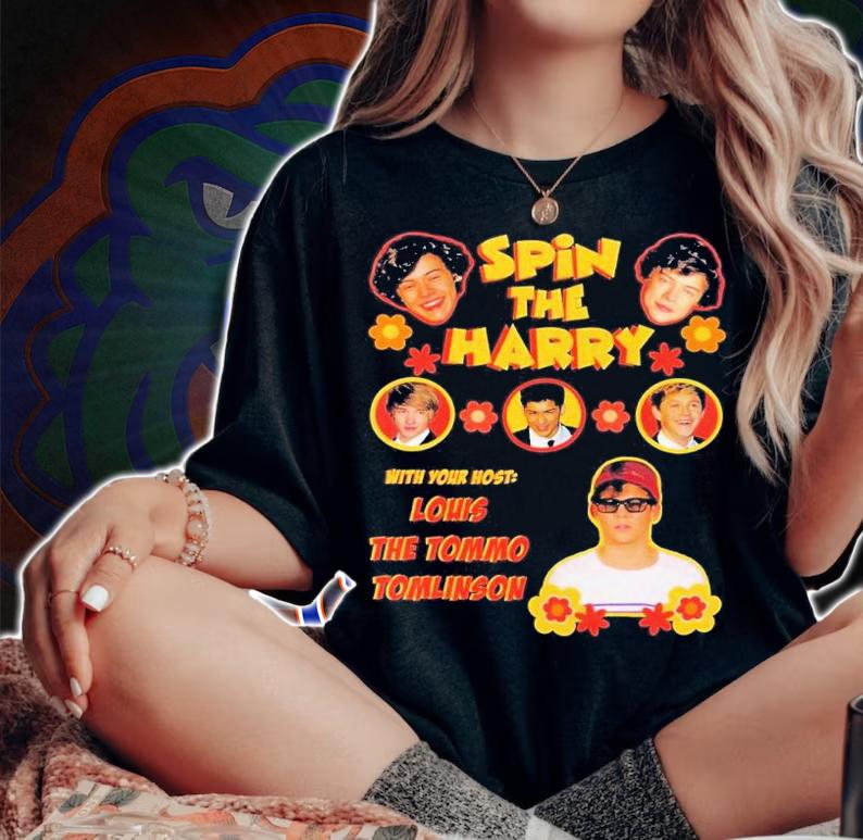 Spin The Harry With Your Host Louis The Tommo Tomlinson shirt t-shirt woman shirt