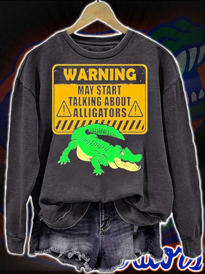 Warning Alligator Dear Gator Alligator Lovers Shirt t-shirt