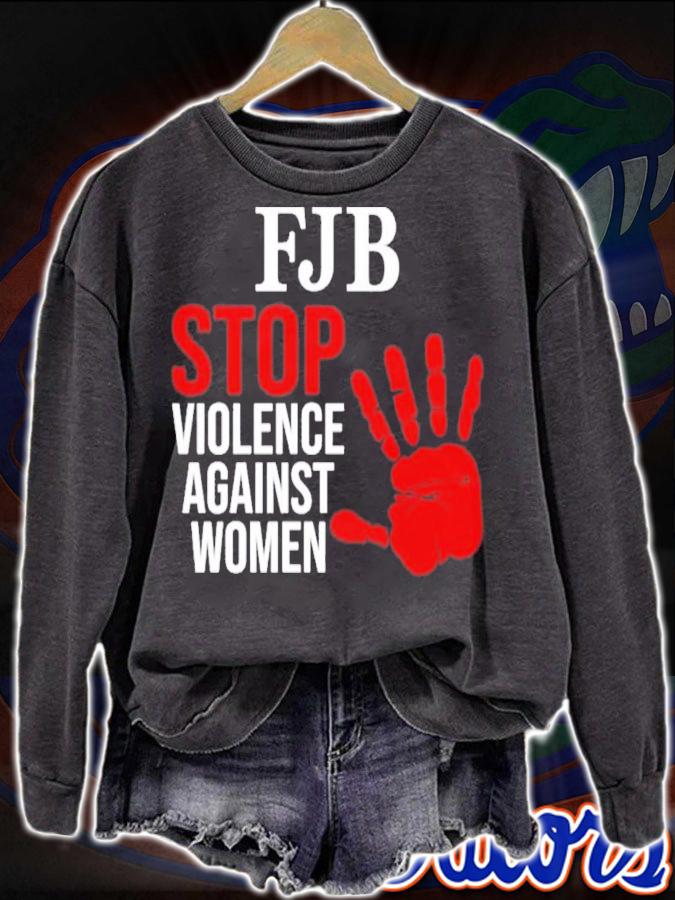 Stop Violence Against Women Patriottakes Joe Biden T-Shirt t-shirt sweatshirt