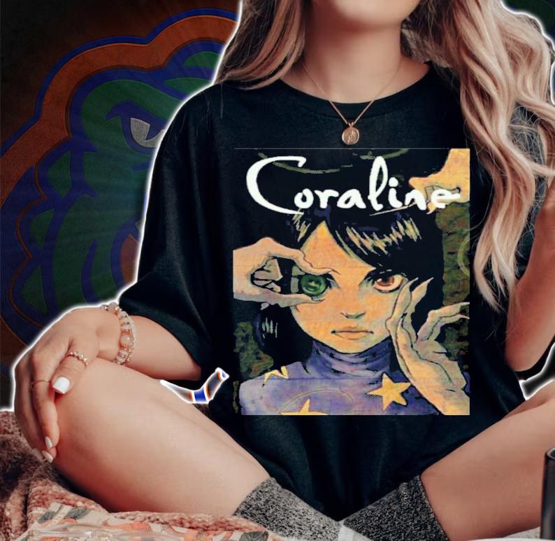 Vintage Coraline Lovers Shirt t-shirt woman shirt