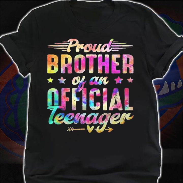 13 Years Old Proud Brother Official Teenager 13Th Birthday Shirt t-shirt
