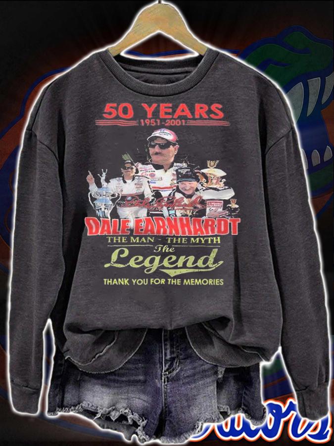 50 years 1951-2021 Dale Earnhardt the man the myth the legend thank you for the memories shirt t-shirt sweatshirt