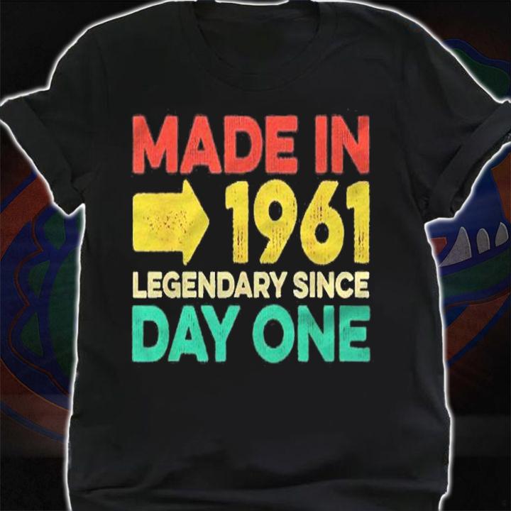 60 Years Old Men Women Born In 1961 Gifts For Birthday Shirt t-shirt