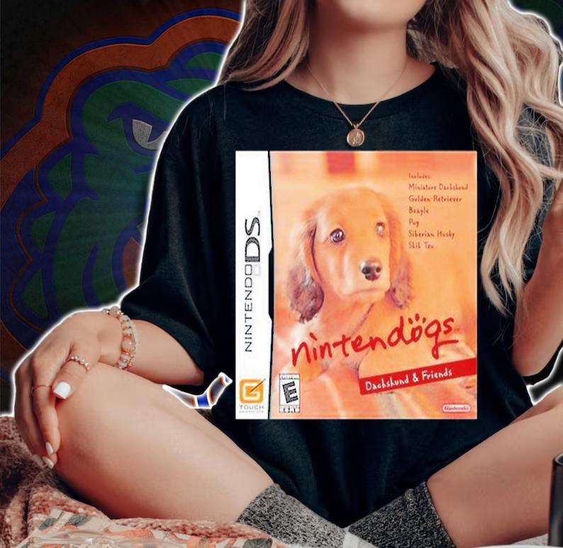 Alfred Nintendogs Dachshund And Friends T-Shirt t-shirt woman shirt