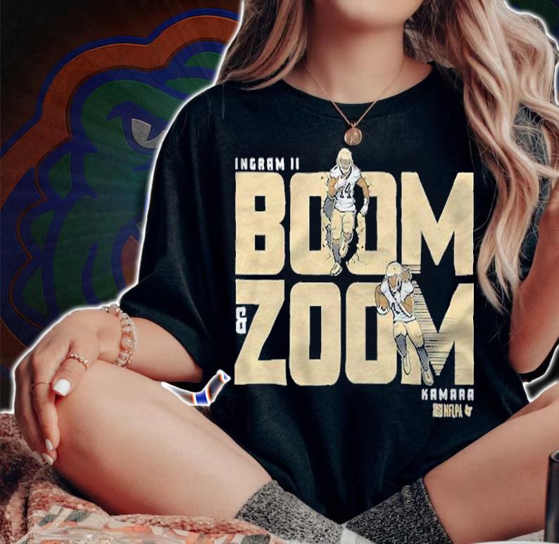 Alvin Kamara And Mark Ingram II Boom And Zoom Shirt t-shirt woman shirt