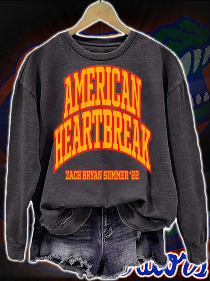 American Heartbreak Zach Bryan Summer 2022 T-shirt t-shirt sweatshirt