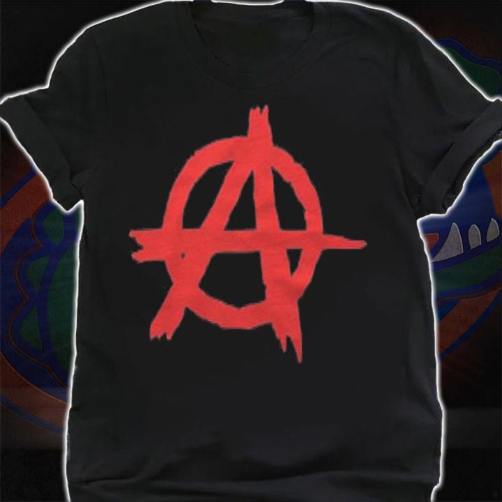Anarchy Symbol Slim Fit Shirt t-shirt shirt