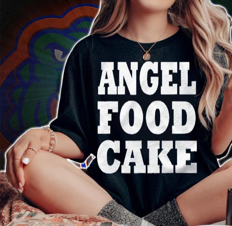 Angel Food Cake Food Cuisine Shirt t-shirt woman shirt