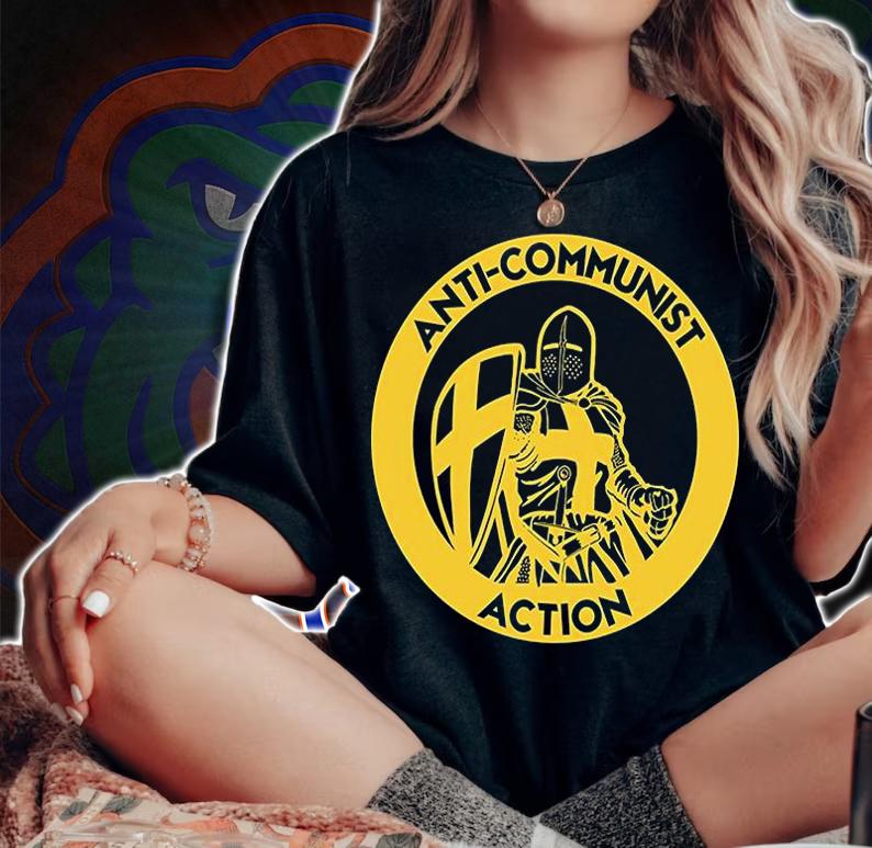 Anti Communist Anti Woke Conservative t-shirt woman shirt
