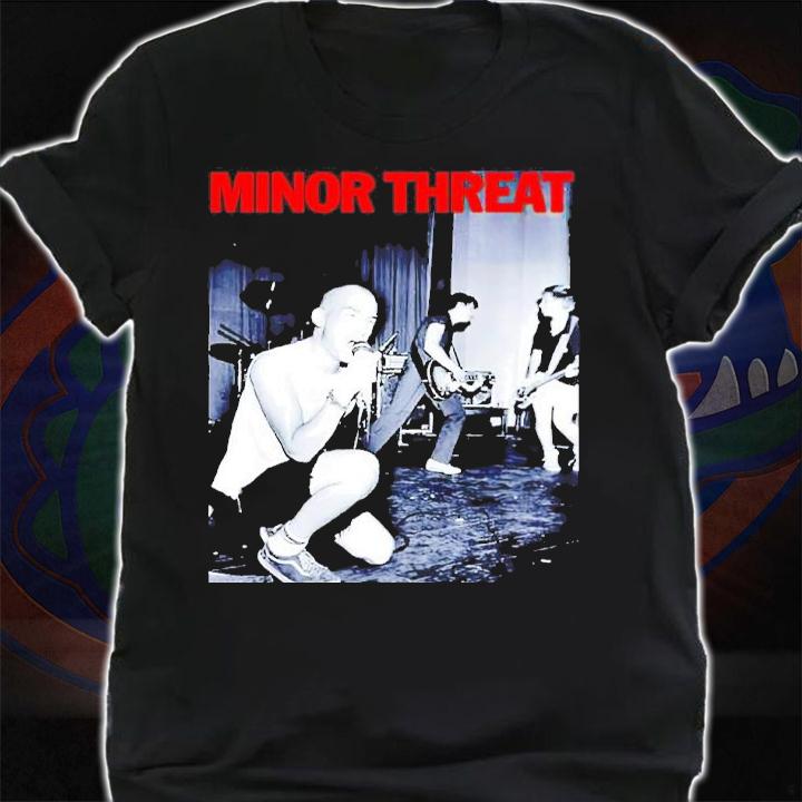 Authentic Minor Threat Band Xerox Group Shirt t-shirt shirt