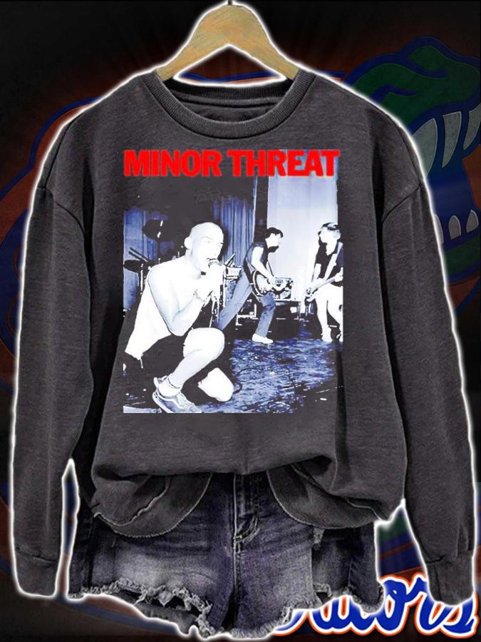 Authentic Minor Threat Band Xerox Group Shirt t-shirt sweatshirt