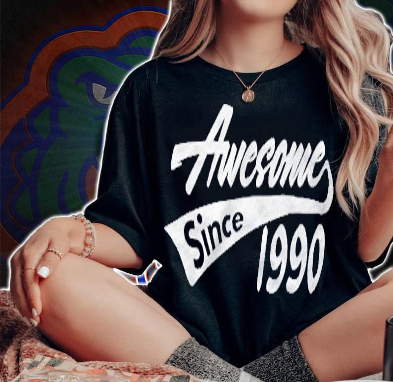 Awesome 1990 Bday 31 Years Old 31St Birthday Gift Men Women Shirt t-shirt
