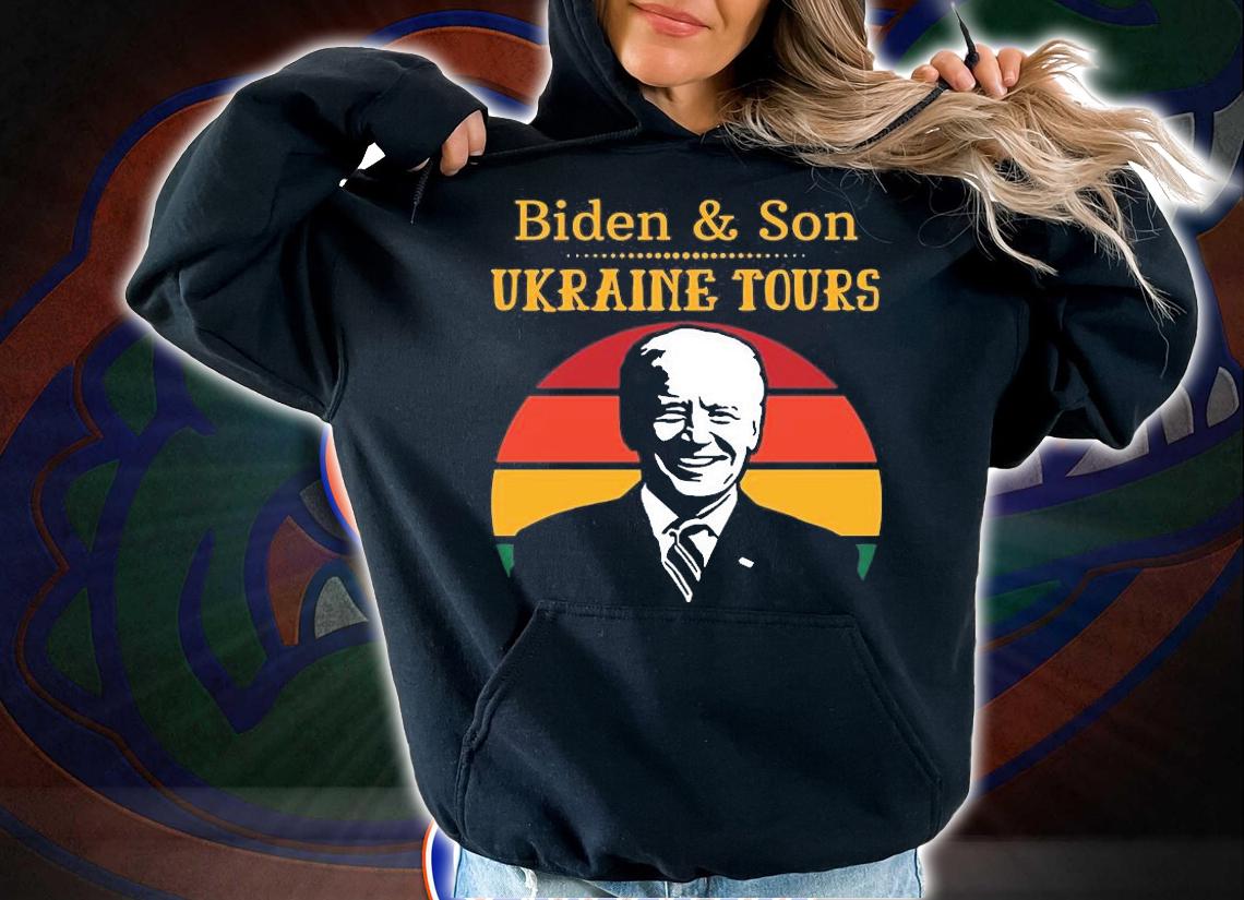 Biden and Son Ukraine Tours Funny Anti Biden Conservative T-Shirt t-shirt