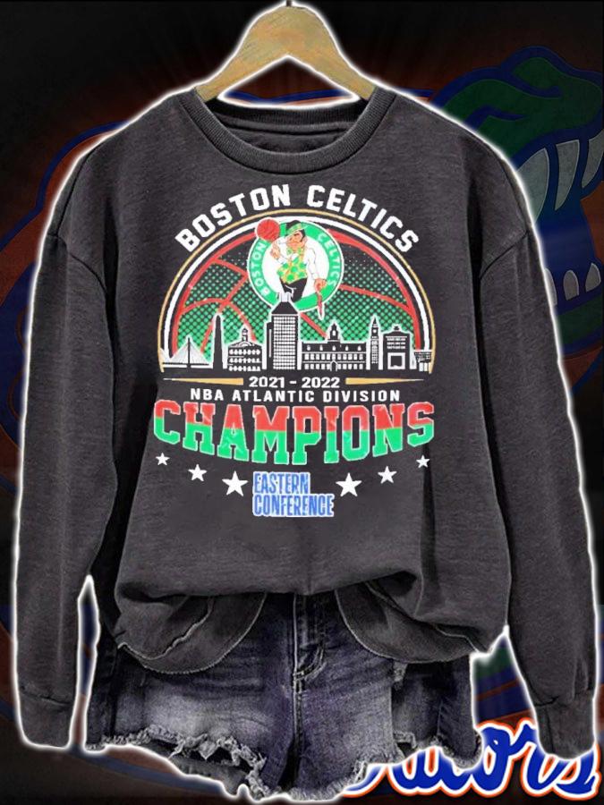 Boston Celtics NBA Atlantic Division Champions Eastern Conference 2021-2022 Shirt t-shirt