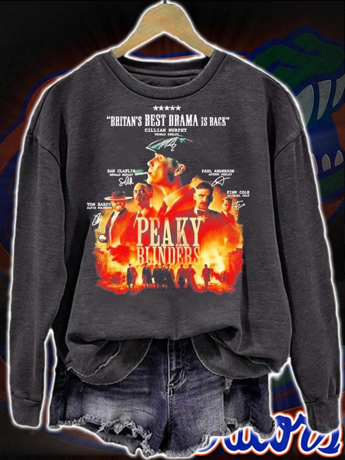 Britans Best Drama Is Back Peaky Blinders Signatures T-Shirt t-shirt