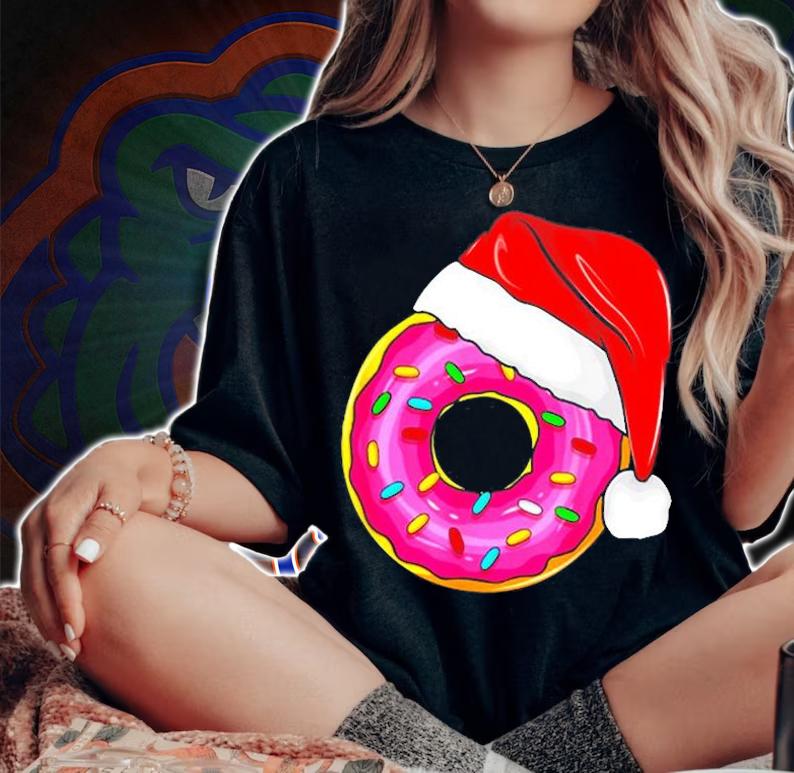 Donut Christmas Xmas Doughnut Women Kids Men T-Shirt t-shirt