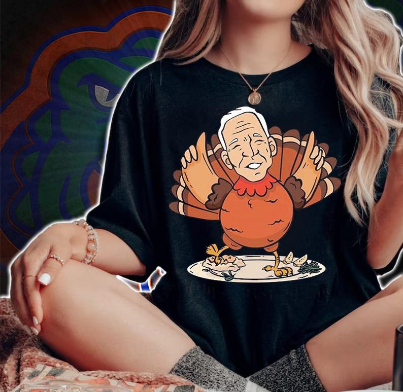 Happy Thanksgiving Joe Bide Turkey Funny T-Shirt t-shirt woman shirt