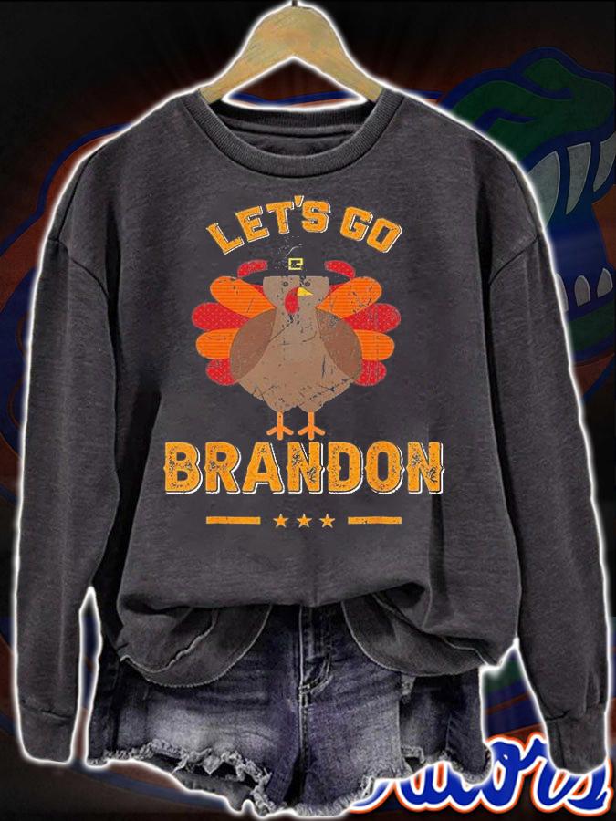 Let's Go Brandon Thanksgiving Vintage T-Shirt t-shirt sweatshirt