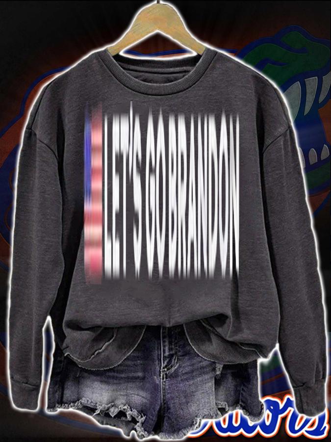 Lets Go Brandon Us Flag Funny Makes A Great Gift Idea Shirt t-shirt