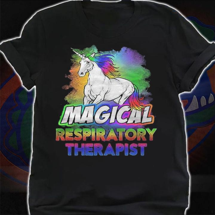 Magical Respiratory Therapist Therapy Unicorn Rrt Medical Shirt t-shirt