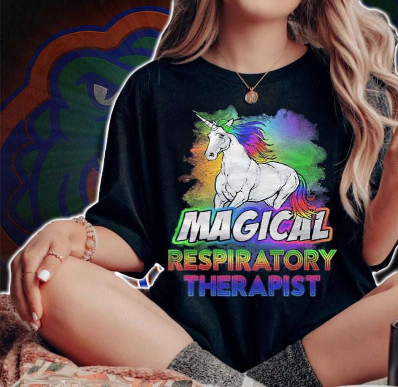 Magical Respiratory Therapist Therapy Unicorn Rrt Medical Shirt t-shirt
