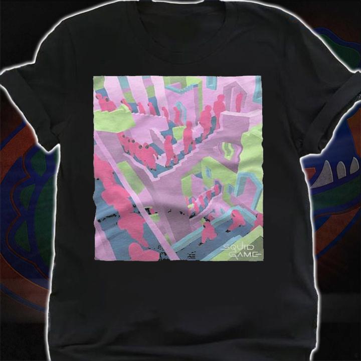 Squid Game murder stairs T-shirt t-shirt