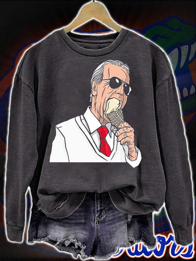 Joe Biden Eats Ice Cream Dementia Biden, Impeach Joe Biden T-Shirt t-shirt sweatshirt