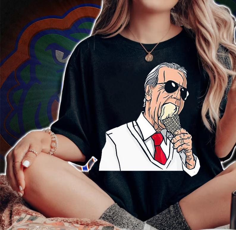 Joe Biden Eats Ice Cream Dementia Biden, Impeach Joe Biden T-Shirt t-shirt woman shirt