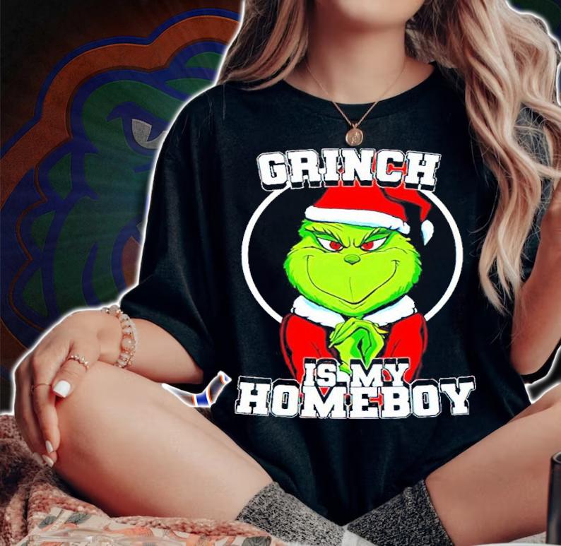 Grinch Is My Homeboy Shirt t-shirt woman shirt