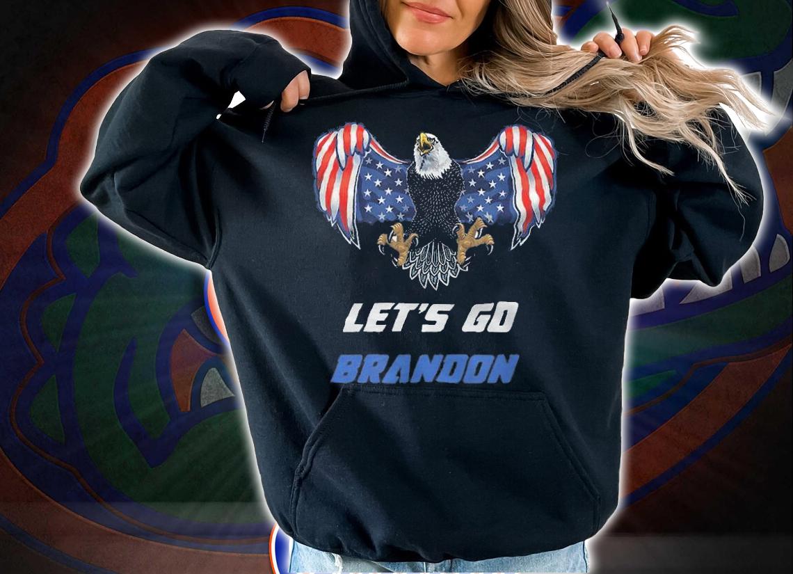 Let's Go Brandon Flag Eagle Funny Anti Bien T-Shirt t-shirt