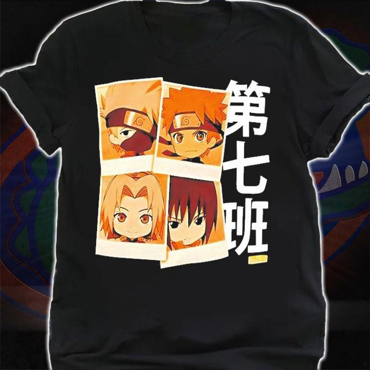 Naruto Shippuden Nendoroid Team 7 Photos T-Shirt t-shirt