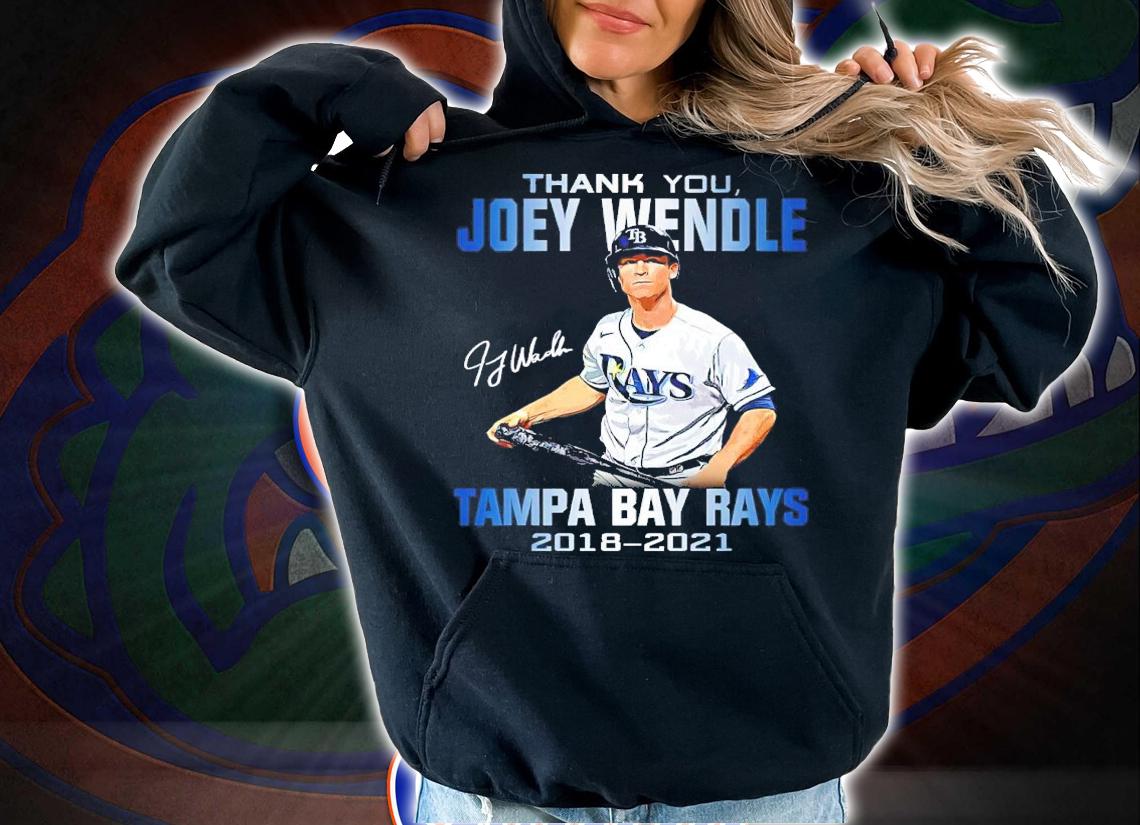 Thank You Joey Wendle Tampa Bay Rays Signatures 2018-2021 Shirt t-shirt