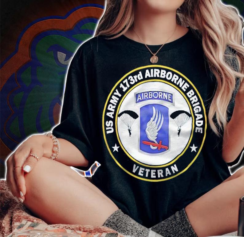 US Army 173rd airborne brigade Veteran shirt t-shirt woman shirt