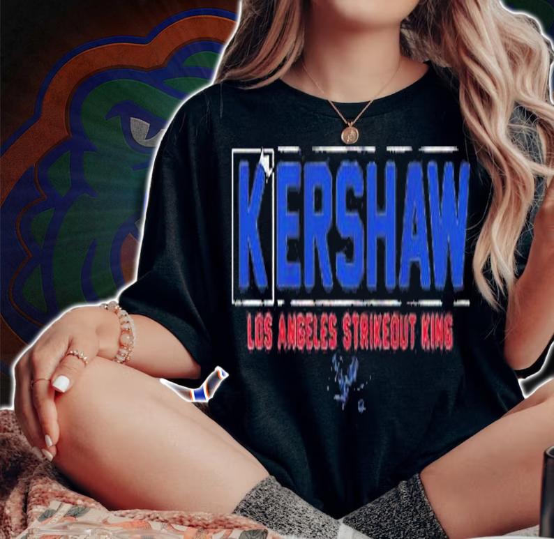 Clayton Kershaw La Strikeout King T-Shirt t-shirt