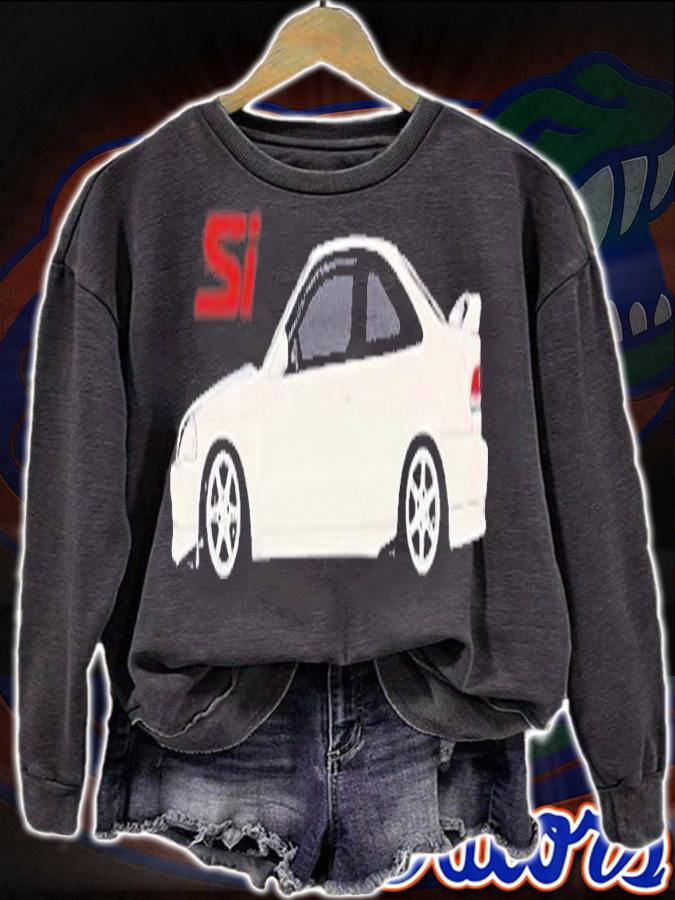 Jdm Car Ek Si Coupe B16 On Volks Racing T-Shirt t-shirt sweatshirt