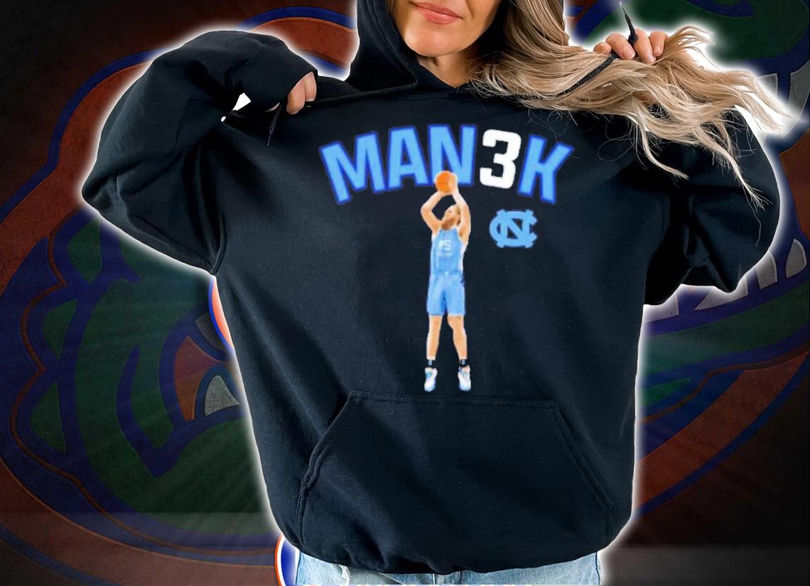 Premium north Carolina Tar Heels Caleb Brady Manek MAN3K Shirt t-shirt