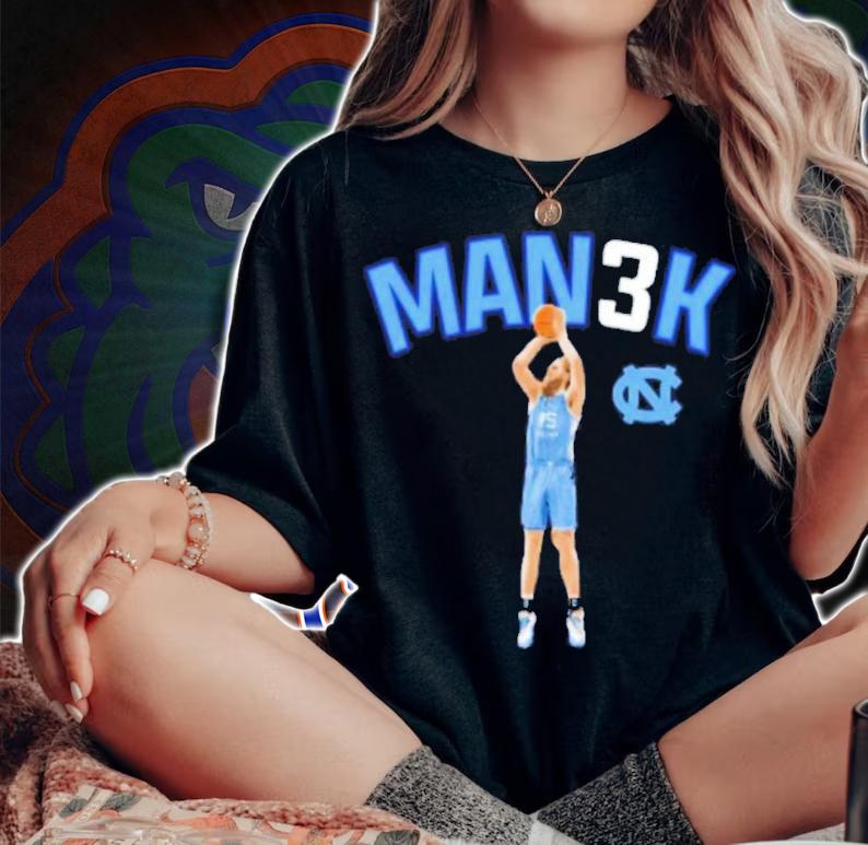 Premium north Carolina Tar Heels Caleb Brady Manek MAN3K Shirt t-shirt