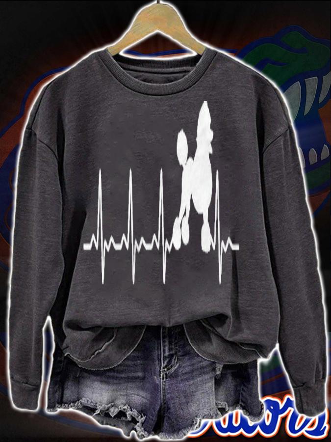 Standard Poodle Heartbeat Shirt t-shirt sweatshirt