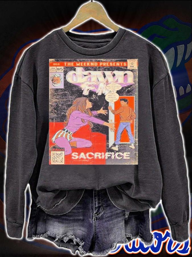 The Weeknd Presents Sacrifice Dawn FM shirt t-shirt sweatshirt