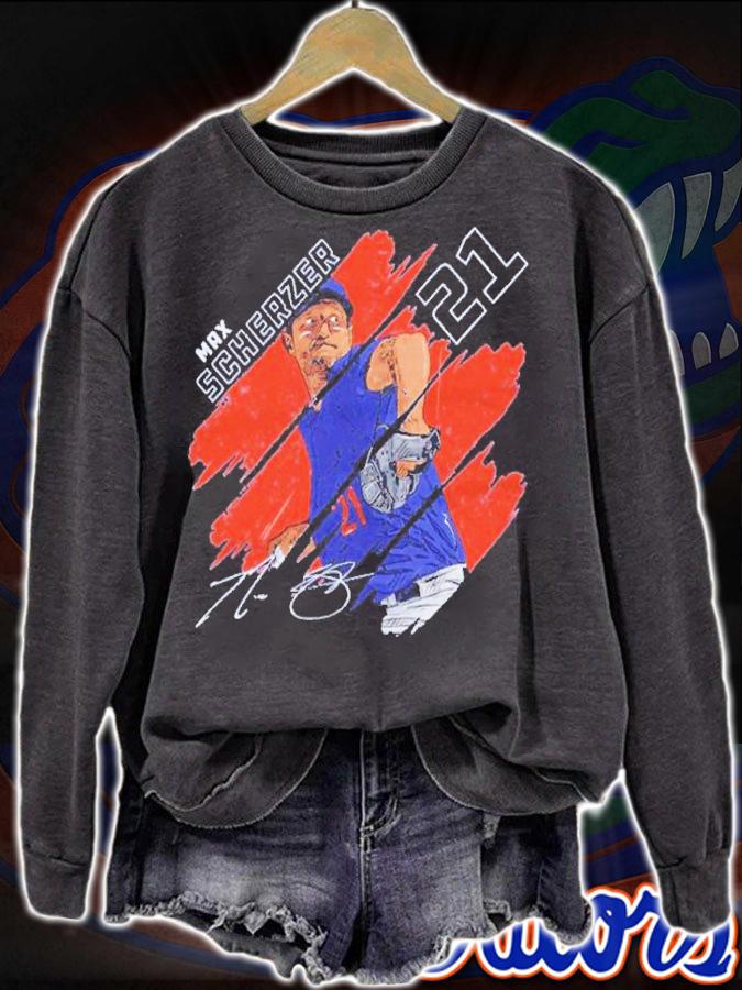 Max Scherzer New York M Stripes Baseball Signatures Shirt t-shirt