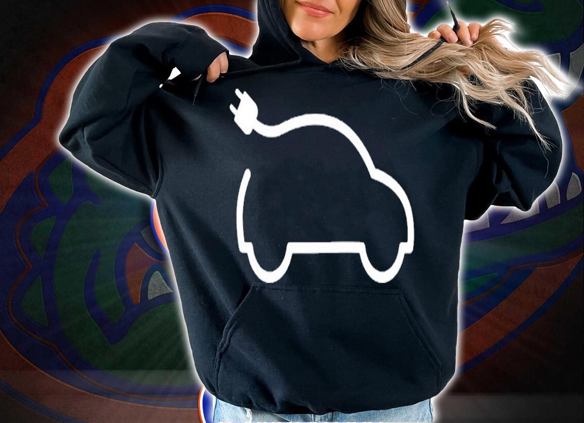 Minimalist Electric Car Lovers Zip T-Shirt t-shirt hoodie