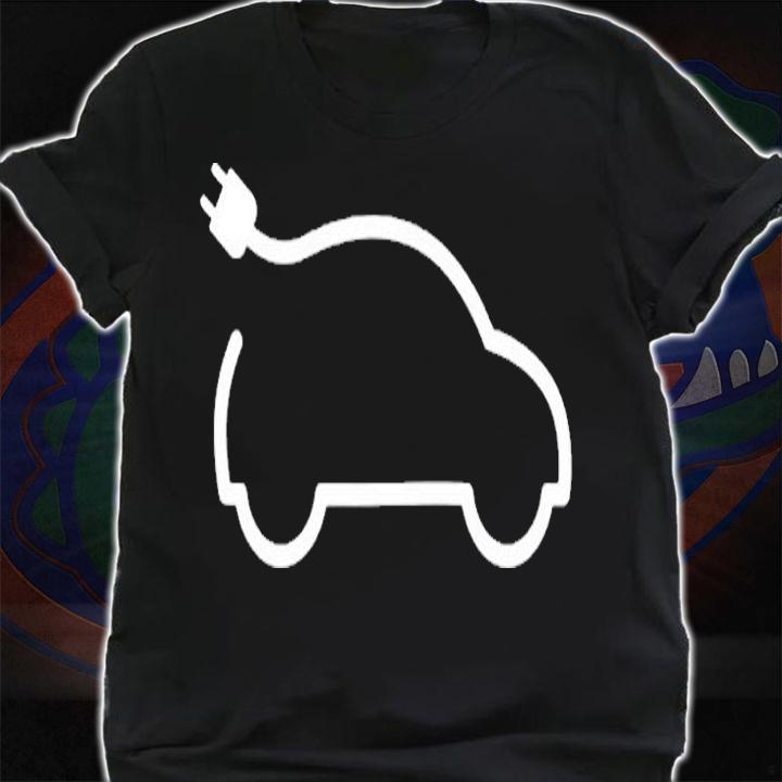 Minimalist Electric Car Lovers Zip T-Shirt t-shirt shirt