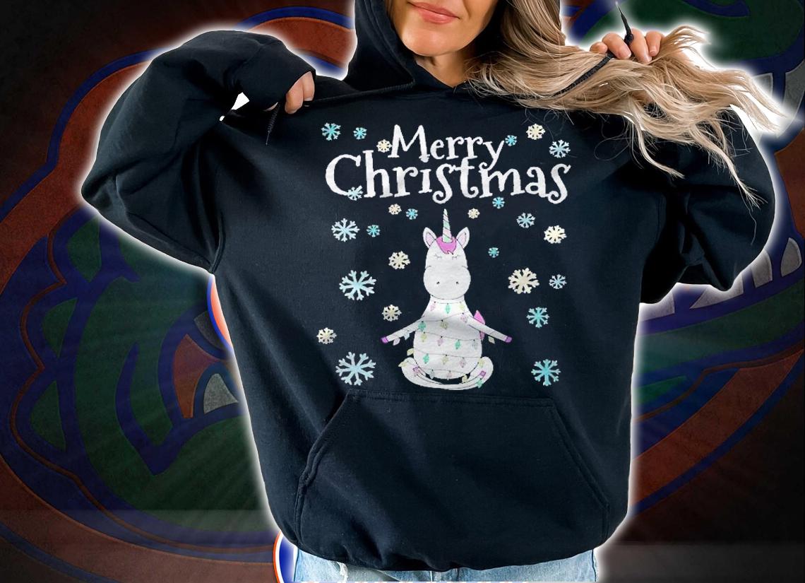 Unicorn Christmas Design For Women Or Girls Shirt t-shirt